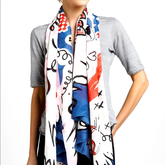 Accessories | Dvf Silk Scarf | Poshmark